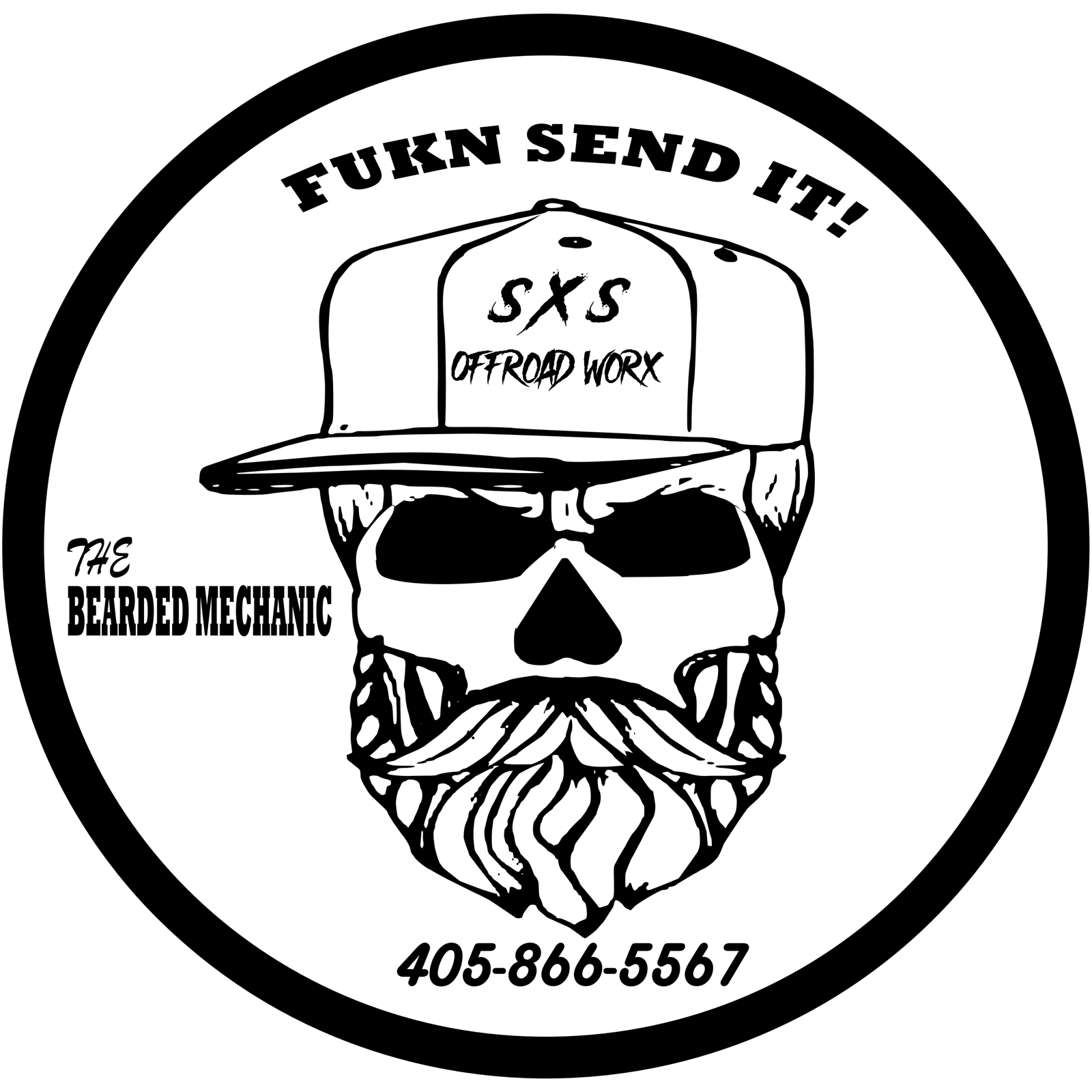 SXS Offroad Worx — Fukn Send It circular logo